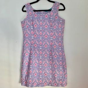 Needham Lane Cotton Patterned Shift Tank Dress
